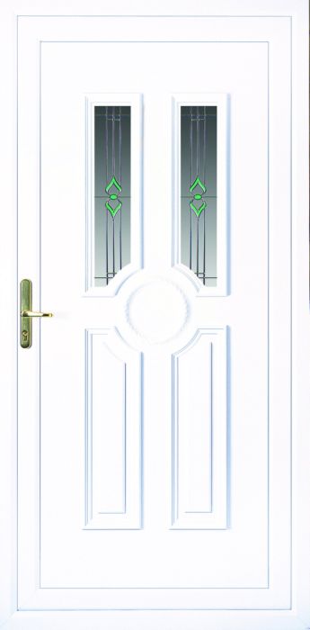 Műanyag bejárati ajtók Rurik, panelbetétes ajtók gyártása és beépítése