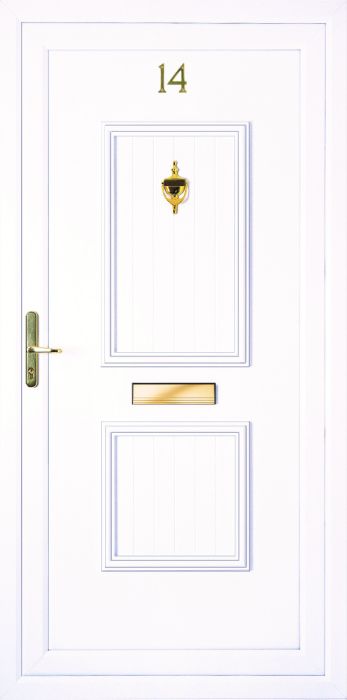 Műanyag bejárati ajtók Rurik, panelbetétes ajtók gyártása és beépítése