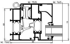 NC65STH standard ablak 