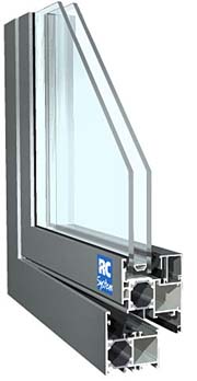 SAPA Performance 55 Thermisch getrennte Profilsystem - Fenster / Türen